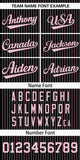 Custom Fashion Pullover Stripe Baseball Jersey Printed or Stitched Name Number