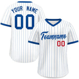 Custom Fashion Pullover Baseball Jersey Stripe Printed or Stitched Name for Men