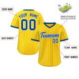 Custom Fashion Pullover Baseball Jersey Stripe Personalized Your Style