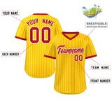Custom Fashion Pullover Baseball Jersey Stripe Personalized Name/Number