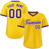 Custom Fashion Pullover Baseball Jersey Stripe Printed or Stitched Name for Men