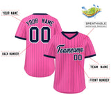 Custom Fashion Pullover Baseball Jersey Stripe Personalized Logo