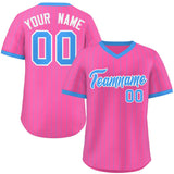 Custom Fashion Pullover Baseball Jersey Stripe Personalized Your Style