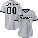 Custom Fashion Pullover Baseball Jersey Stripe Personalized Name/Number