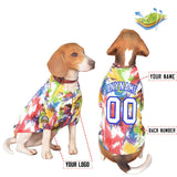 Custom Graffiti Pattern Dog Jersey Best Gifts