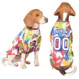 Custom Graffiti Pattern Dog Jersey Best Gifts