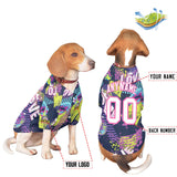 Custom Graffiti Pattern Dog Jersey Best Gifts