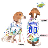 Custom Graffiti Pattern Dog Jersey Best Gifts