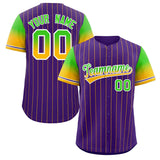 Custom Baseball Jersey Gradient Pinstripe Personalized Name Number Sports Shirt For Men