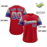 Custom Baseball Jersey Gradient Pinstripe Personalized Name Number Sports Shirt For Men