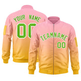 Custom Gradient Full-Zip College Jacket Lightweight Varsity Baseball Jackets Personalized Stitched Letters Logo With Pocket