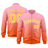 Custom Gradient Full-Zip College Jacket Lightweight Varsity Baseball Jackets Personalized Stitched Letters Logo With Pocket