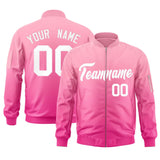 Custom Gradient Full-Zip Bomber Lightweight Coat Personalized Stitched Name Number Baseball Jacket for Adult Youth S-6XL