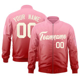 Custom Gradient Full-Zip Bomber Lightweight Coat Personalized Stitched Name Number Baseball Jacket for Adult Youth S-6XL