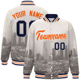 Custom City Connect Jacket Add Name Numbers Blend Windproof Baseball Jacket