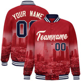 Custom City Connect Jacket Add Name Numbers Blend Windproof Baseball Jacket