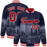 Custom City Connect Jacket Add Name Numbers Blend Windproof Baseball Jacket