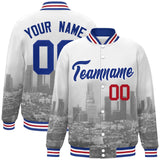 Custom City Connect Jacket Add Name Numbers Blend Windproof College Baseball Jacket