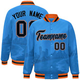 Custom City Connect Jacket Add Name Numbers Blend Windproof College Baseball Jacket