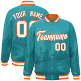 Custom City Connect Jacket Add Name Numbers Blend Windproof College Baseball Jacket