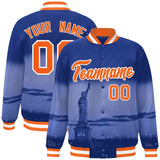 Custom City Connect Jacket Personalized Name Numbers Blend Windproof College Baseball Jacket