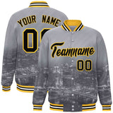 Custom City Connect Jacket Personalized Name Numbers Blend Windproof College Baseball Jacket