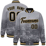 Custom City Connect Jacket Personalized Name Numbers Blend Windproof College Baseball Jacket