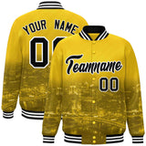 Custom City Connect Jacket Personalized Name Numbers Blend Windproof College Baseball Jacket