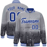 Custom City Connect Jacket Personalized Name Numbers Blend Windproof College Baseball Jacket