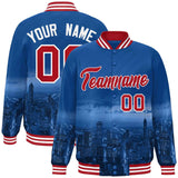 Custom City Connect Jacket Personalized Name Numbers Blend Windproof College Baseball Jacket