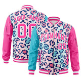 Custom Graffiti Pattern Personalized Stitched Varsity Fashion Lightweight Letterman Bomber Jacket