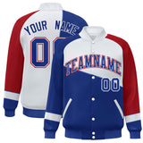 Custom Color Block  Baseball Jacket Varsity Letterman Jackets Personalized Team Name Number for Men Women Youth