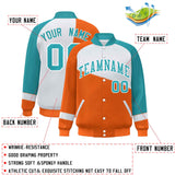 Custom Color Block  Baseball Jacket Varsity Letterman Jackets Personalized Team Name Number for Men Women Youth