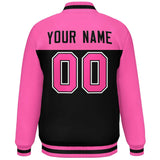 Custom Color Block Stitched Letterman Bomber Coats Personalized Letter And Number For Men/Women Baseball Jacket