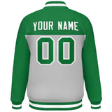 Custom Color Block Stitched Letterman Bomber Coats Personalized Letter And Number For Men/Women Baseball Jacket