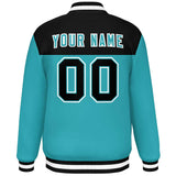 Custom Color Block Stitched Letterman Bomber Coats Personalized Letter And Number For Men/Women Baseball Jacket