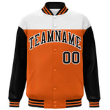 Custom Color Block Blend Windproof Baseball Jacket Outdoor Letterman Baseball Jacket