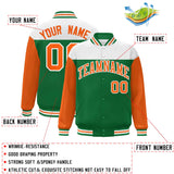 Custom Color Block Blend Windproof Baseball Jacket Outdoor Letterman Baseball Jacket