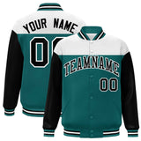 Custom Color Block Blend Windproof Baseball Jacket Outdoor Letterman Baseball Jacket