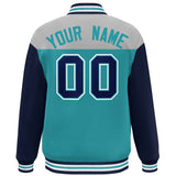 Custom Color Block Blend Windproof Baseball Jacket Outdoor Letterman Baseball Jacket