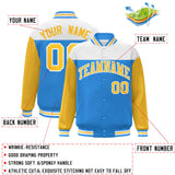 Custom Color Block Blend Windproof Baseball Jacket Outdoor Letterman Baseball Jacket