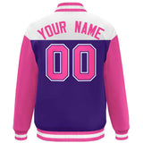 Custom Color Block Blend Windproof Baseball Jacket Outdoor Letterman Baseball Jacket