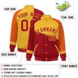 Custom Color Block  Baseball Jacket Varsity Letterman Jackets Personalized Team Name Number for Men Women Youth