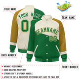 Custom Color Block  Baseball Jacket Varsity Letterman Jackets Personalized Team Name Number for Men Women Youth