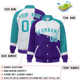 Custom Color Block  Baseball Jacket Varsity Letterman Jackets Personalized Team Name Number for Men Women Youth