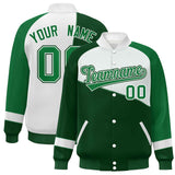 Custom Color Block Baseball Jacket College Varsity Letterman Jackets Personalized Name Number