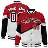 Custom Color Block Personalized Pattern Bomber Varsity Training Varsity Baseball Jacket For Men