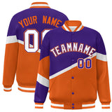 Custom Color Block Personalized Pattern Bomber Varsity Training Varsity Baseball Jacket For Men