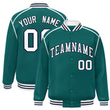 Custom Color Block Ribbon Personalized Letterman Jackets Design Sports Bomber Jacket For Men/Women