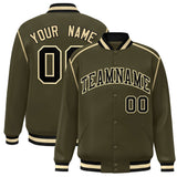 Custom Color Block Ribbon Personalized Letterman Jackets Design Sports Bomber Jacket For Men/Women